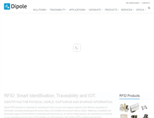 Tablet Screenshot of dipolerfid.com